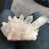 Natural white quartz body crystal cluster